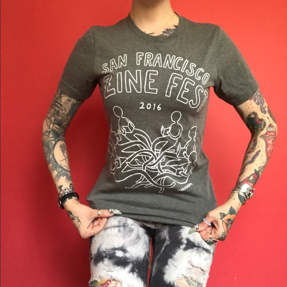 Vintage  SF zine fest shirt XS